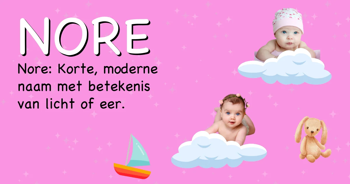 Betekenis van de naam Nore - Ontdek de herkomst en betekenis van deze voornaam