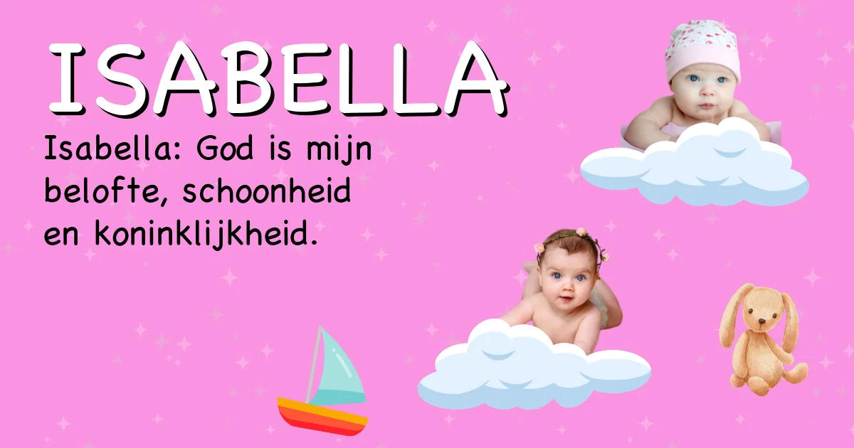Betekenis van de naam Isabella - Ontdek de herkomst en betekenis van deze voornaam