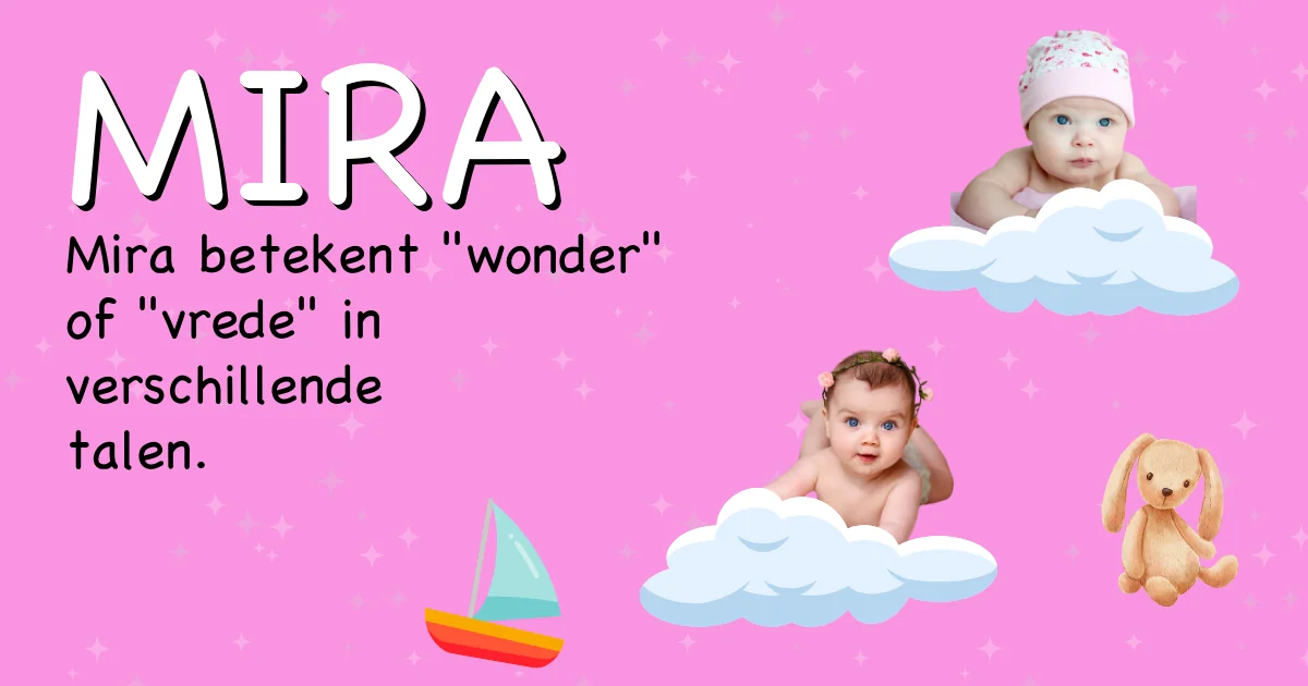 Betekenis van de naam Mira - Ontdek de herkomst en betekenis van deze voornaam