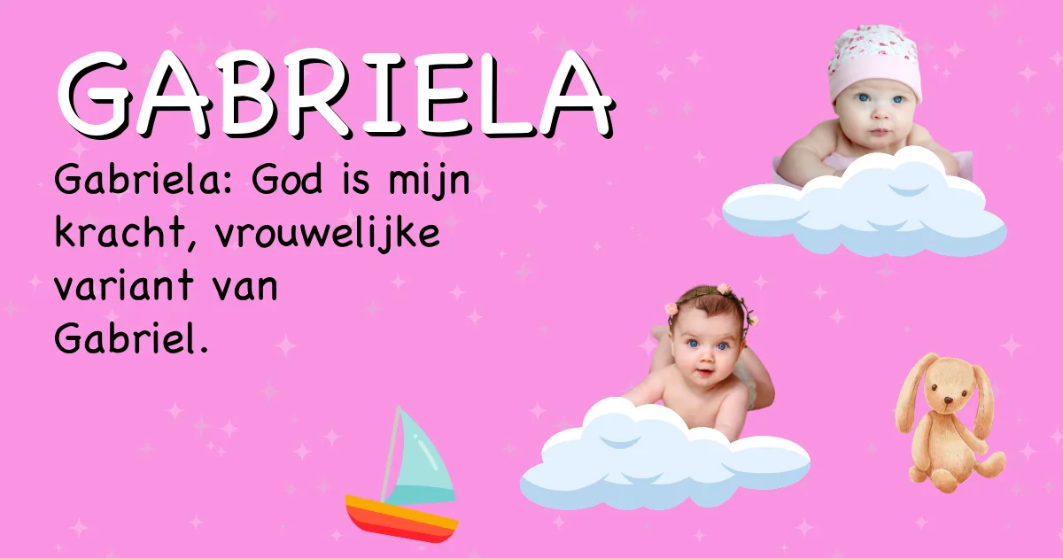Betekenis van de naam Gabriela - Ontdek de herkomst en betekenis van deze voornaam