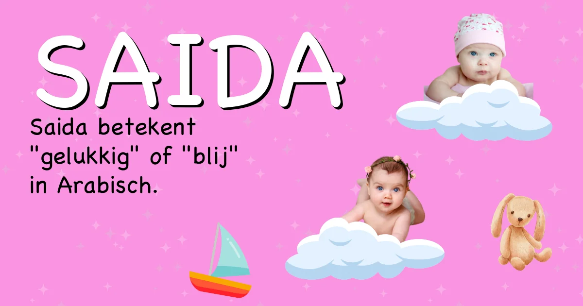 Betekenis van de naam Saida - Ontdek de herkomst en betekenis van deze voornaam