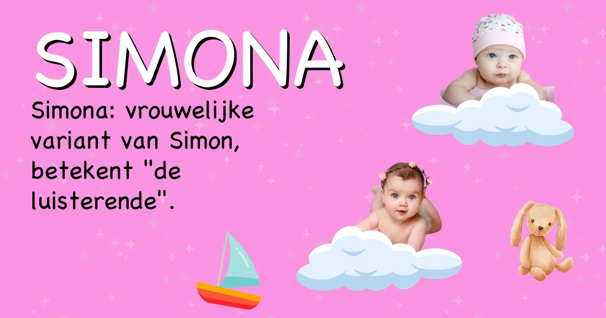 Betekenis van de naam Simona - Ontdek de herkomst en betekenis van deze voornaam