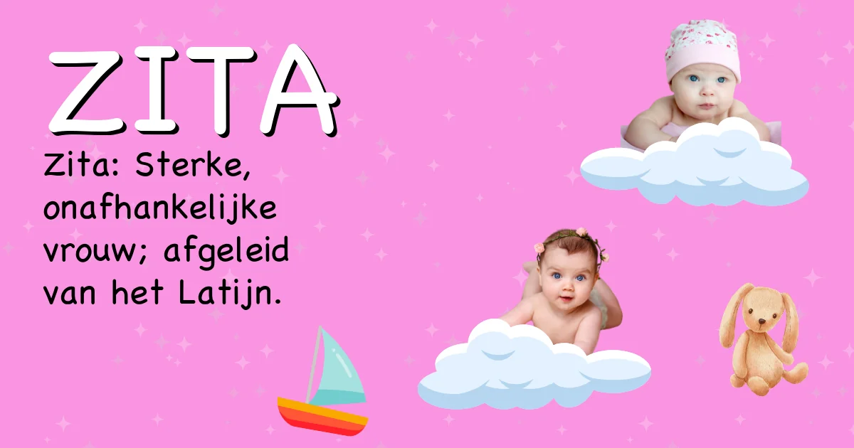 Betekenis van de naam Zita - Ontdek de herkomst en betekenis van deze voornaam