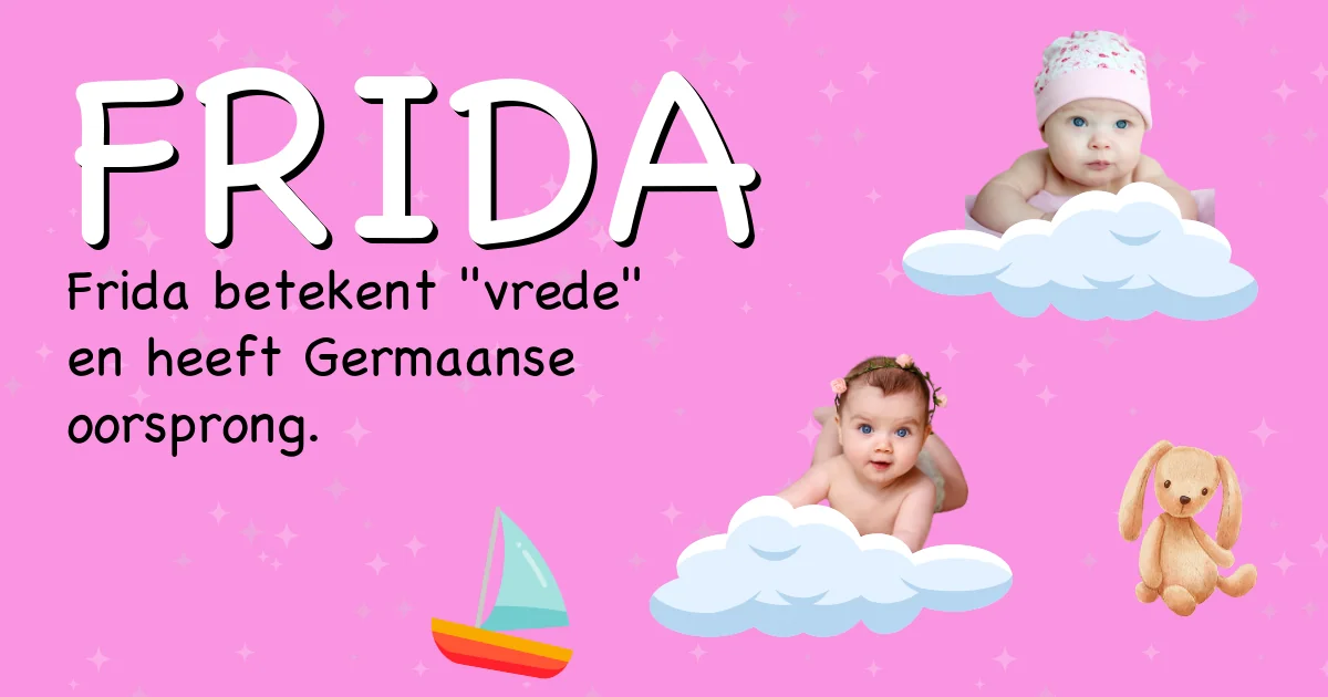 Betekenis van de naam Frida - Ontdek de herkomst en betekenis van deze voornaam