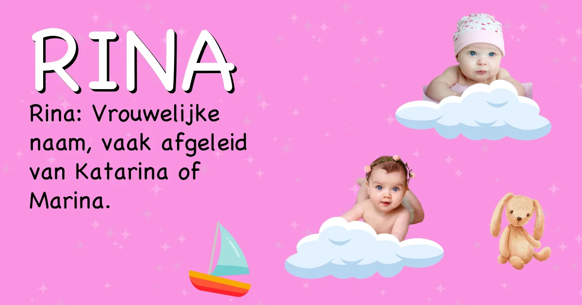 Betekenis van de naam Rina - Ontdek de herkomst en betekenis van deze voornaam