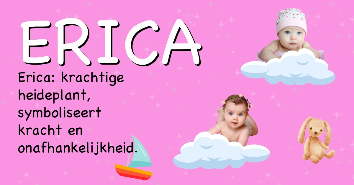 Betekenis van de naam Erica - Ontdek de herkomst en betekenis van deze voornaam