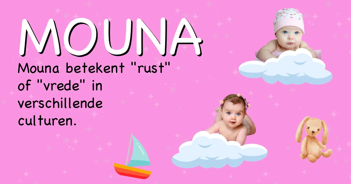 Betekenis van de naam Mouna - Ontdek de herkomst en betekenis van deze voornaam