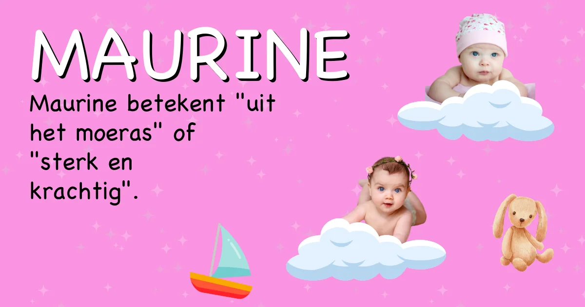 Betekenis van de naam Maurine - Ontdek de herkomst en betekenis van deze voornaam