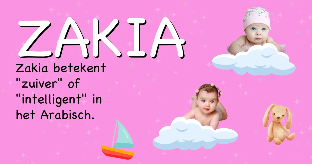 Betekenis van de naam Zakia - Ontdek de herkomst en betekenis van deze voornaam