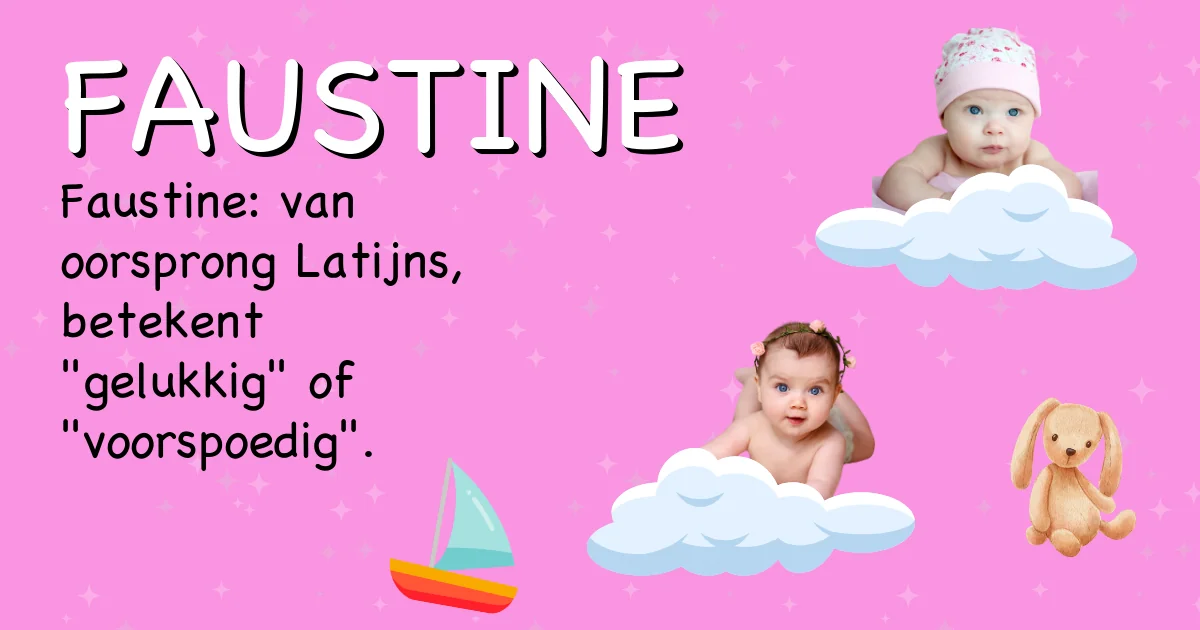 Betekenis van de naam Faustine - Ontdek de herkomst en betekenis van deze voornaam