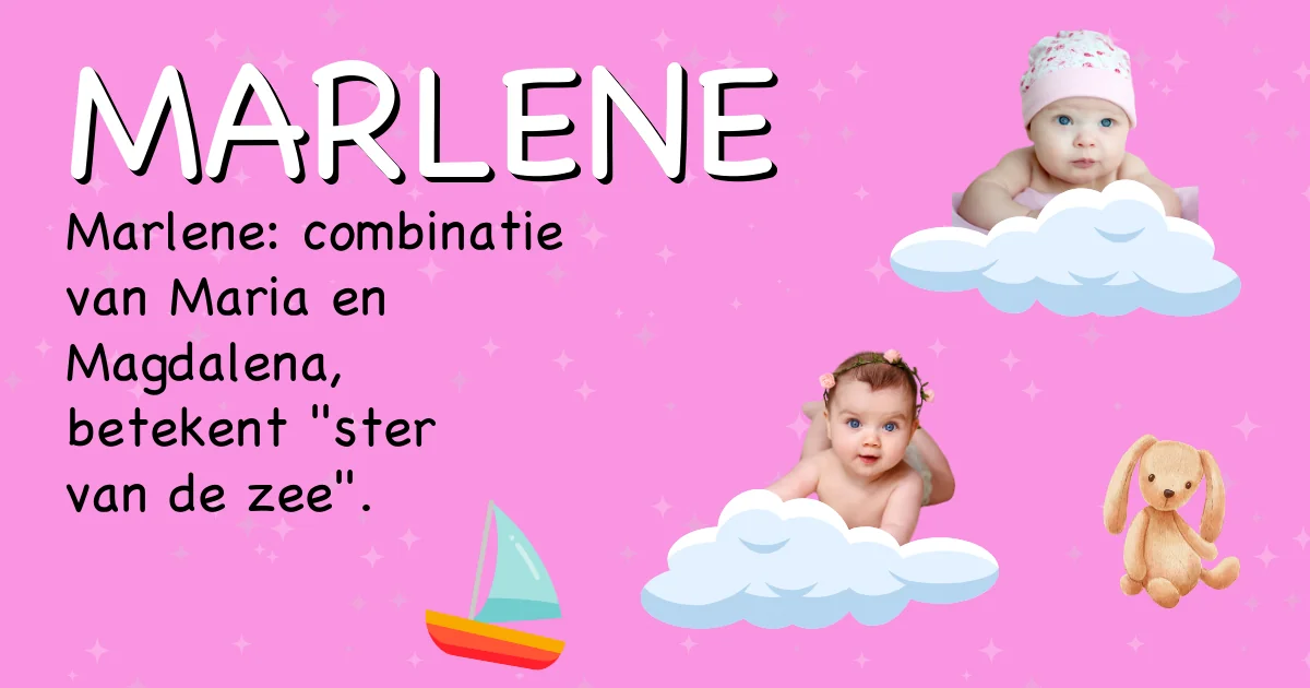 Betekenis van de naam Marlene - Ontdek de herkomst en betekenis van deze voornaam