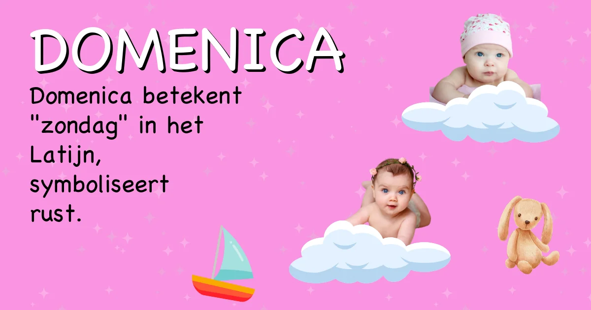 Betekenis van de naam Domenica - Ontdek de herkomst en betekenis van deze voornaam