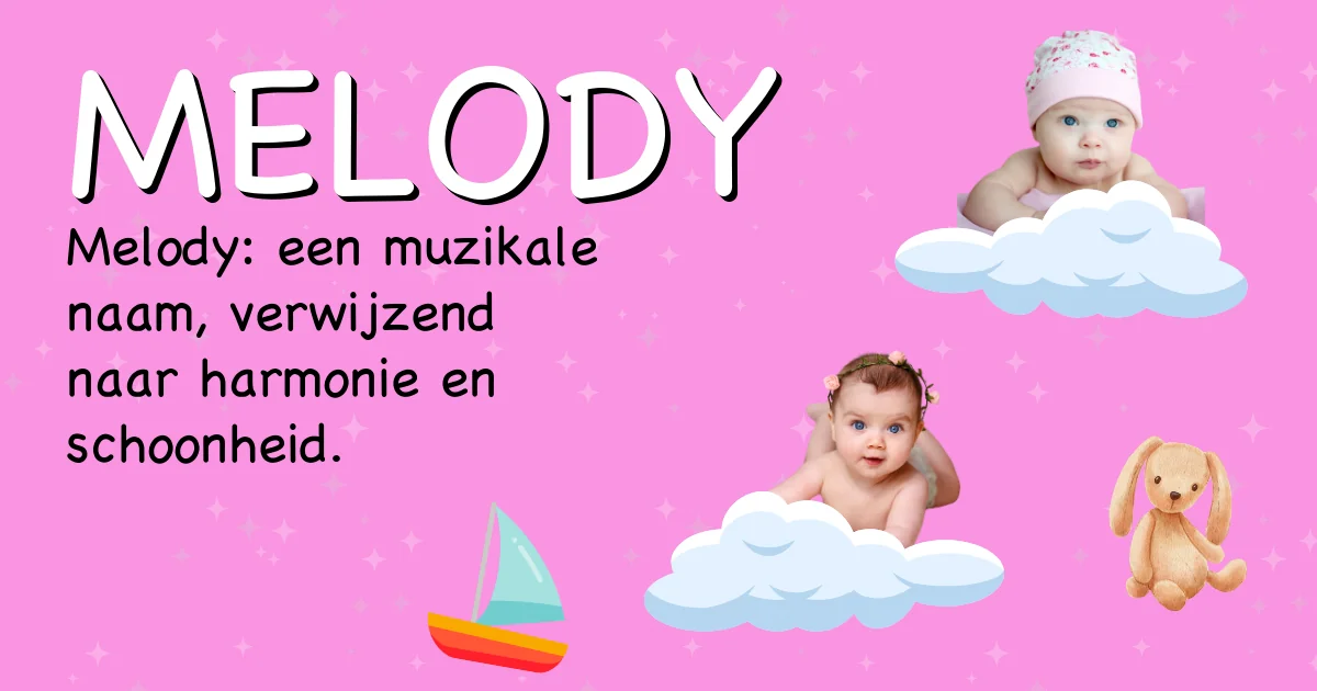 Betekenis van de naam Melody - Ontdek de herkomst en betekenis van deze voornaam