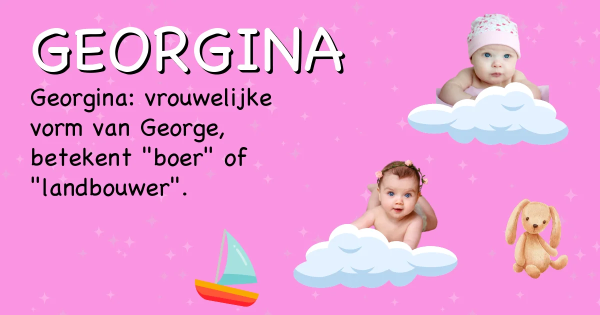 Betekenis van de naam Georgina - Ontdek de herkomst en betekenis van deze voornaam
