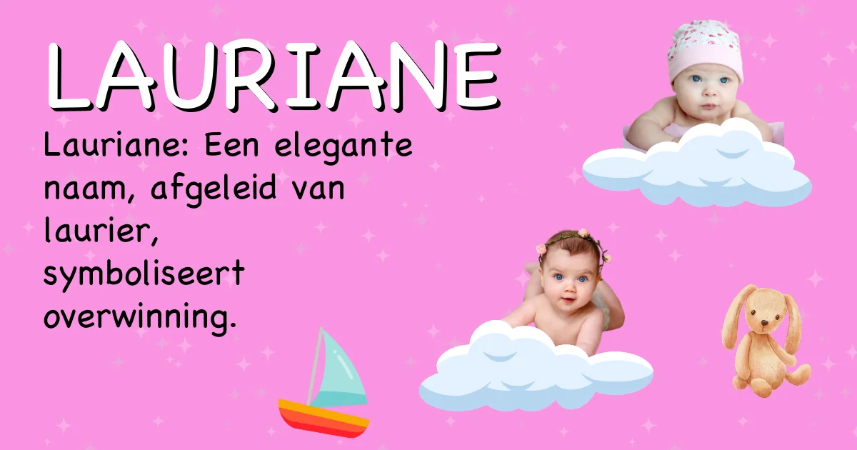 Betekenis van de naam Lauriane - Ontdek de herkomst en betekenis van deze voornaam