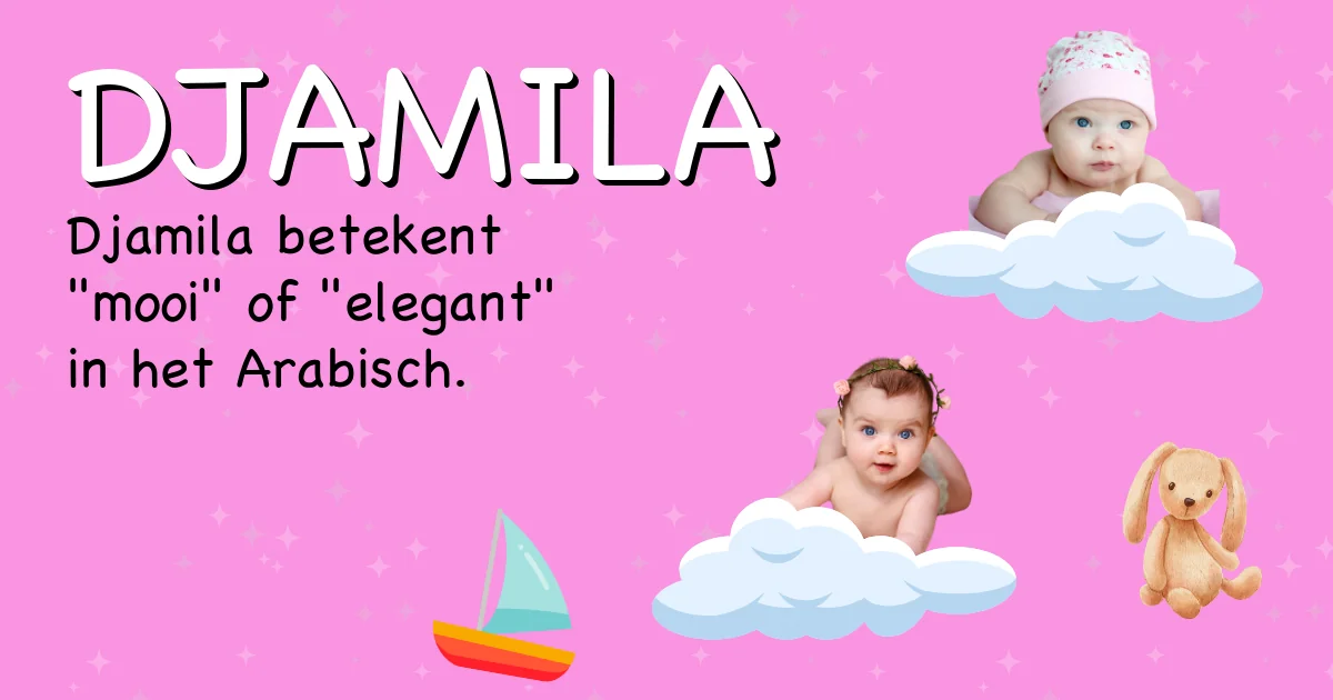 Betekenis van de naam Djamila - Ontdek de herkomst en betekenis van deze voornaam