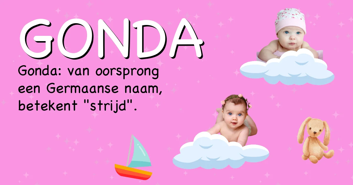 Betekenis van de naam Gonda - Ontdek de herkomst en betekenis van deze voornaam