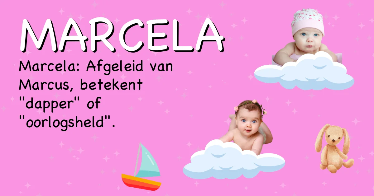 Betekenis van de naam Marcela - Ontdek de herkomst en betekenis van deze voornaam