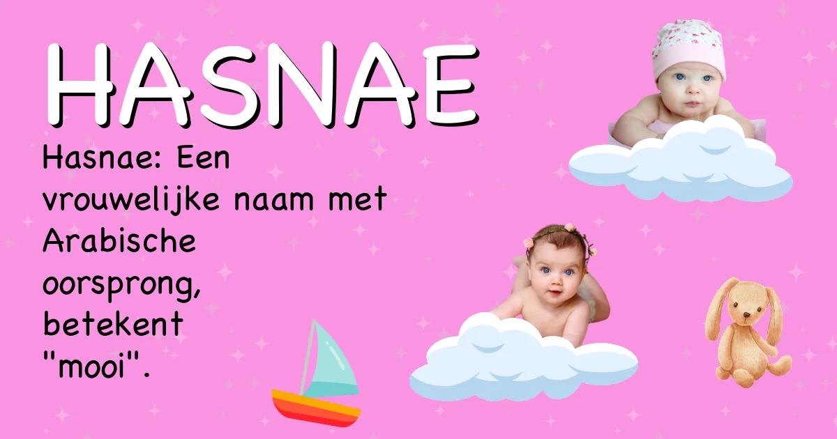 Betekenis van de naam Hasnae - Ontdek de herkomst en betekenis van deze voornaam