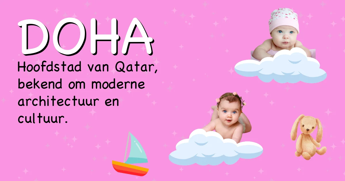 Betekenis van de naam Doha - Ontdek de herkomst en betekenis van deze voornaam