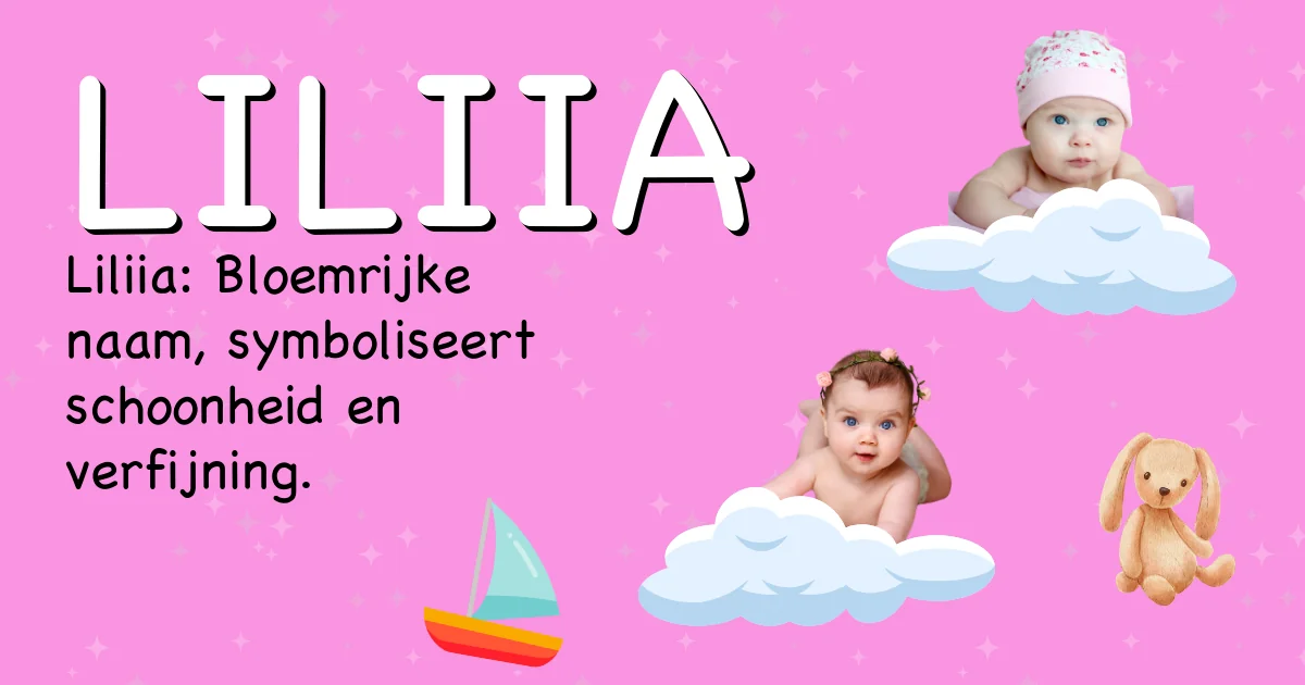 Betekenis van de naam Liliia - Ontdek de herkomst en betekenis van deze voornaam