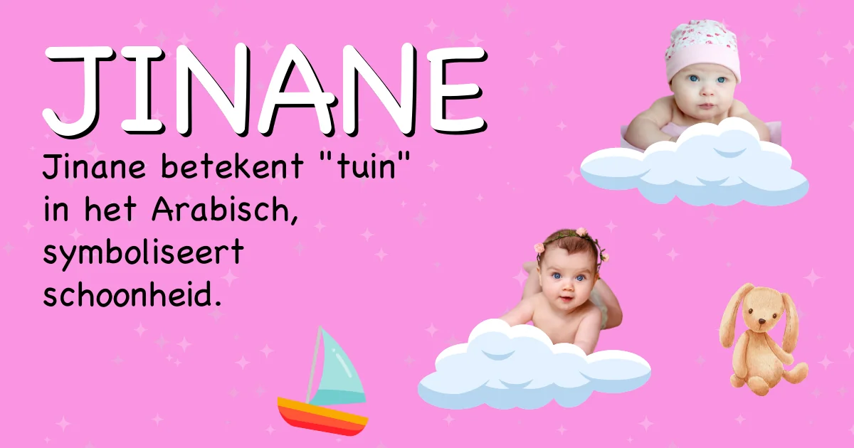 Betekenis van de naam Jinane - Ontdek de herkomst en betekenis van deze voornaam