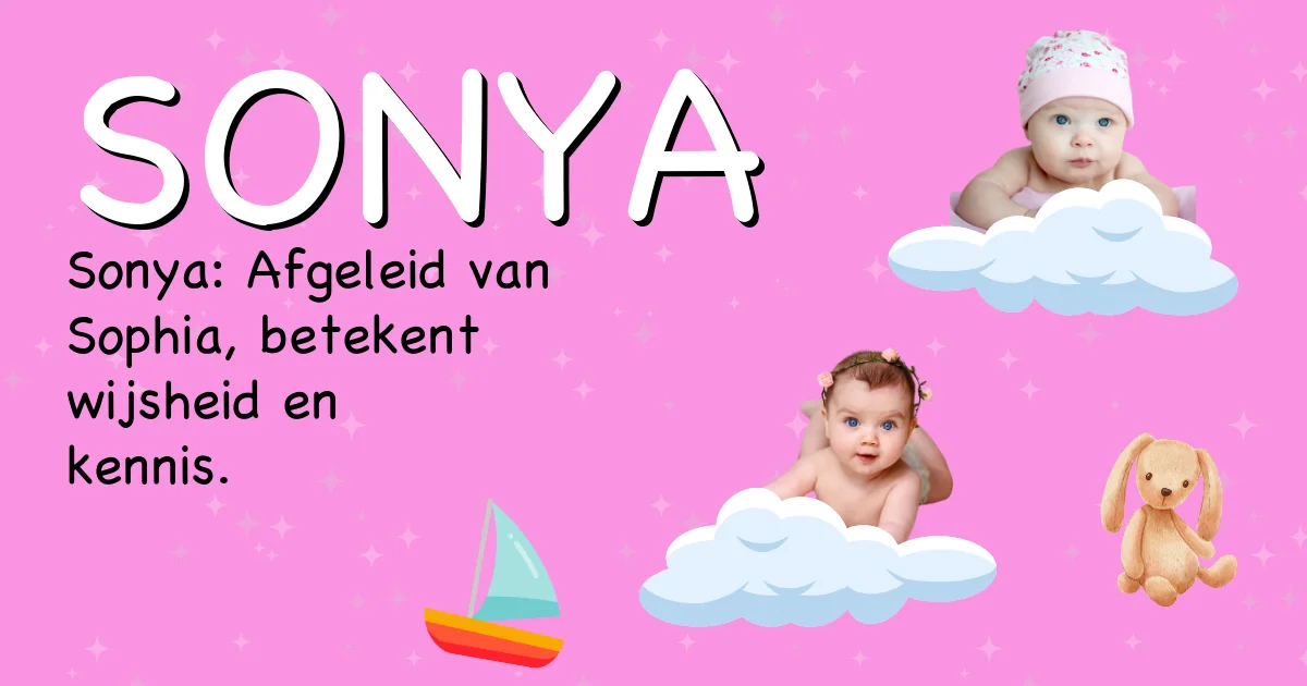 Betekenis van de naam Sonya - Ontdek de herkomst en betekenis van deze voornaam