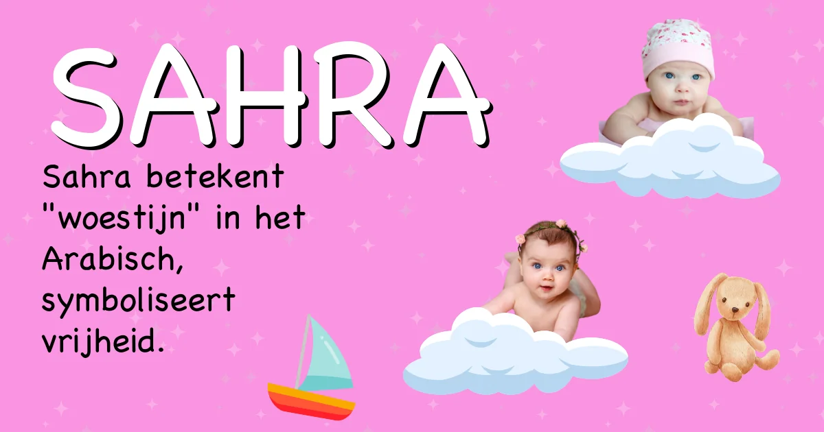 Betekenis van de naam Sahra - Ontdek de herkomst en betekenis van deze voornaam