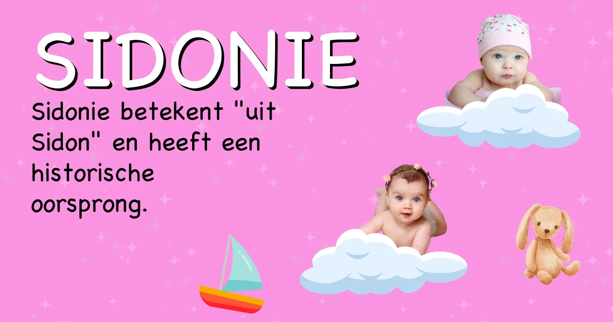 Betekenis van de naam Sidonie - Ontdek de herkomst en betekenis van deze voornaam