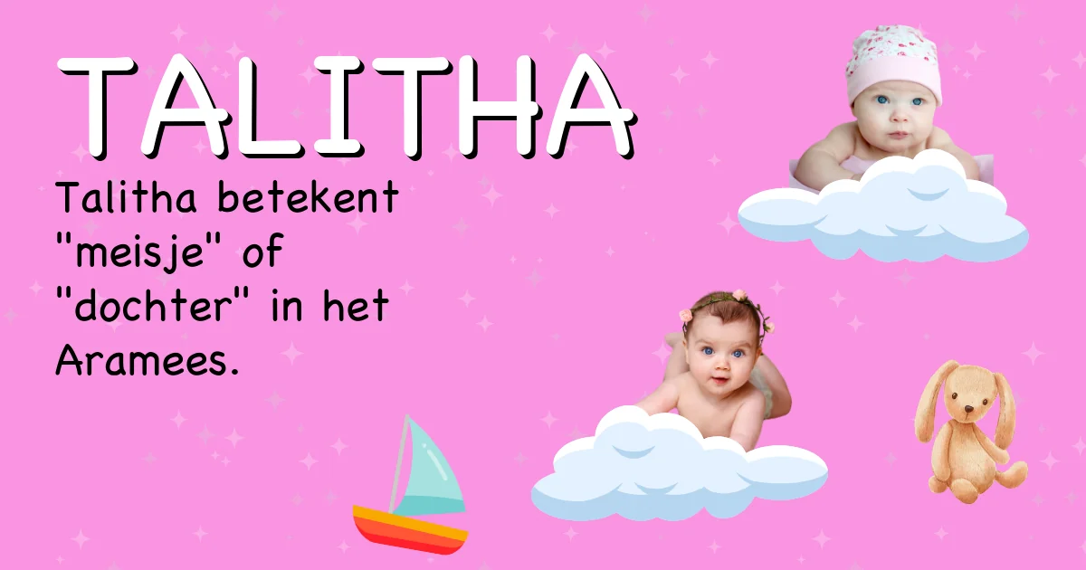 Betekenis van de naam Talitha - Ontdek de herkomst en betekenis van deze voornaam