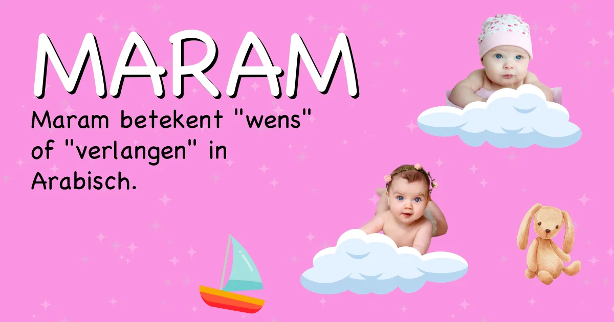 Betekenis van de naam Maram - Ontdek de herkomst en betekenis van deze voornaam