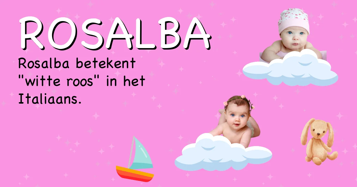 Betekenis van de naam Rosalba - Ontdek de herkomst en betekenis van deze voornaam