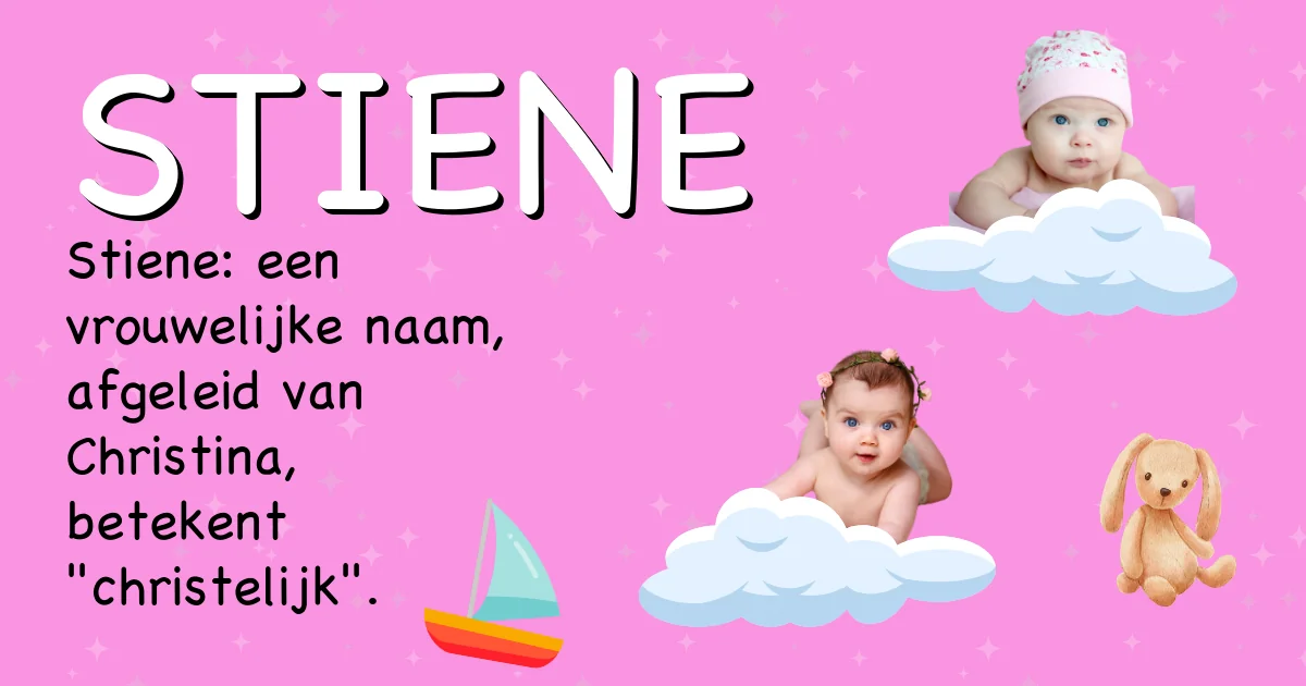 Betekenis van de naam Stiene - Ontdek de herkomst en betekenis van deze voornaam