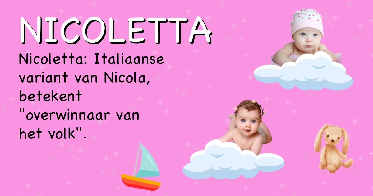 Betekenis van de naam Nicoletta - Ontdek de herkomst en betekenis van deze voornaam