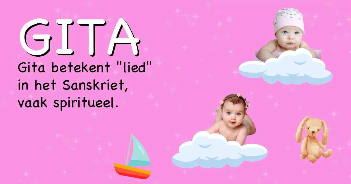 Betekenis van de naam Gita - Ontdek de herkomst en betekenis van deze voornaam