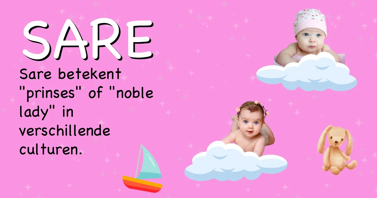 Betekenis van de naam Sare - Ontdek de herkomst en betekenis van deze voornaam