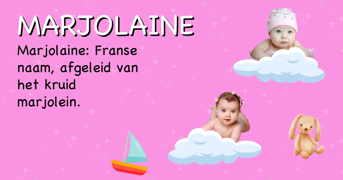Betekenis van de naam Marjolaine - Ontdek de herkomst en betekenis van deze voornaam