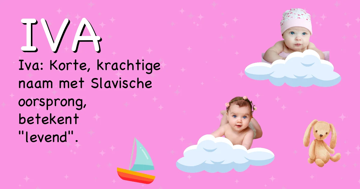 Betekenis van de naam Iva - Ontdek de herkomst en betekenis van deze voornaam