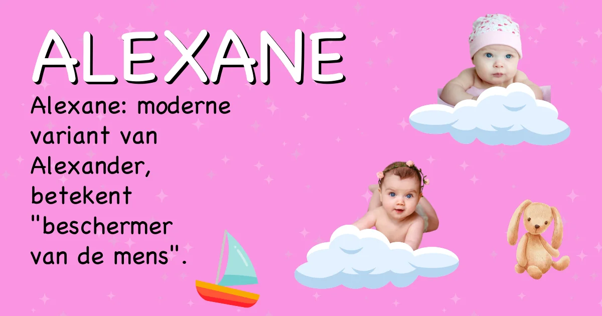 Betekenis van de naam Alexane - Ontdek de herkomst en betekenis van deze voornaam