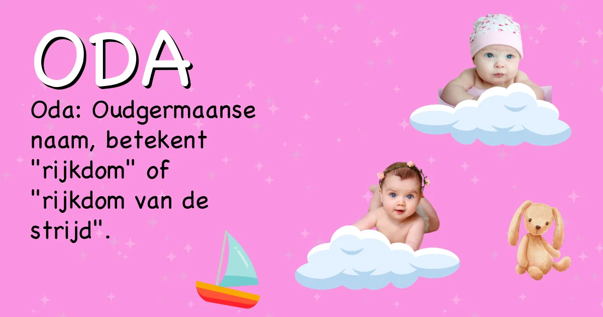 Betekenis van de naam Oda - Ontdek de herkomst en betekenis van deze voornaam